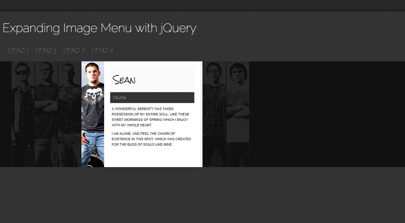 قالب جدید نمایش پروفایل مدیران با JQuery