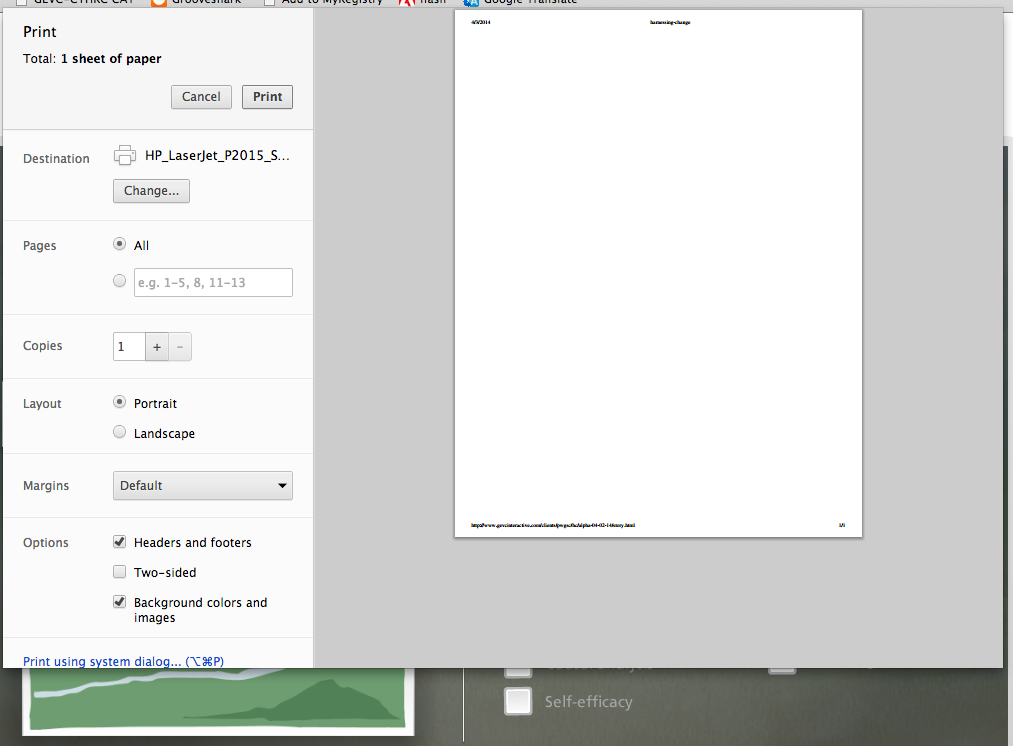 @page : blank CSS3